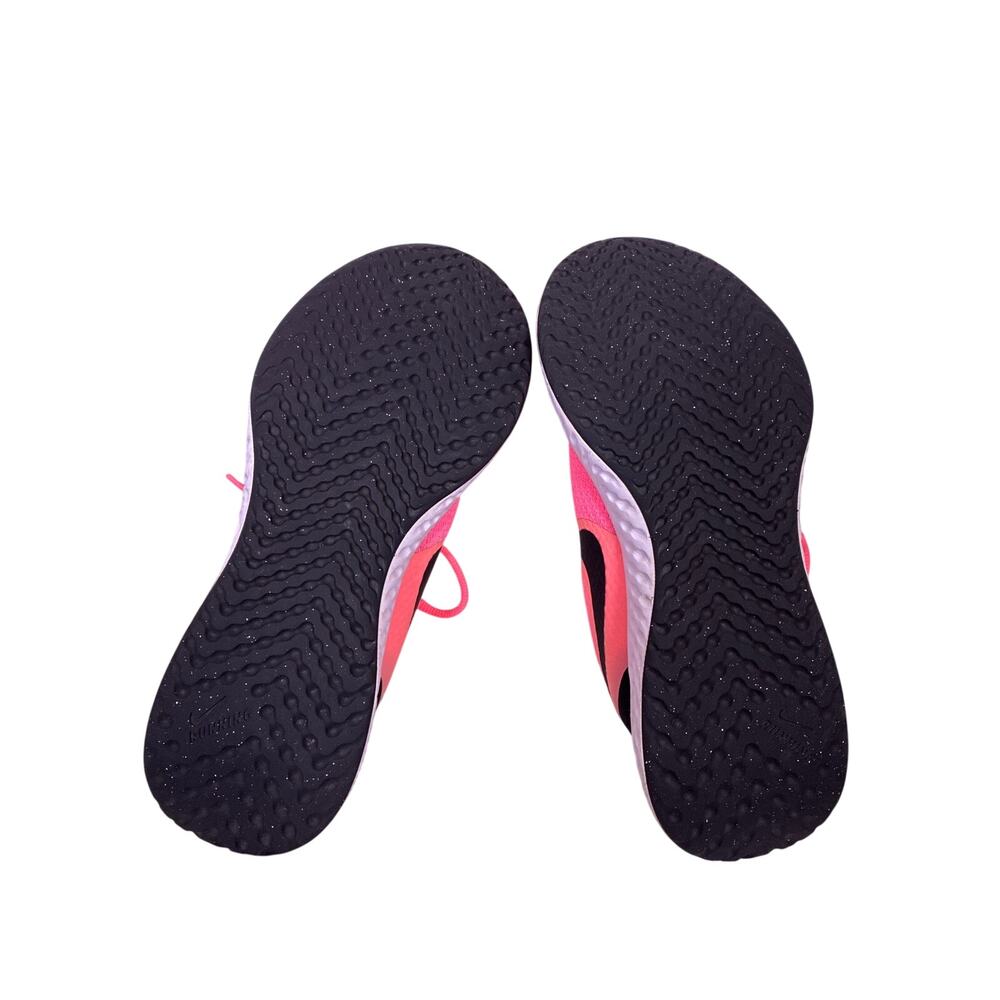 Nike Revolution 5 Pink Black Girls 5.5Y / Womens 7 Lightweight Running Sneakers - Picture 6 of 7